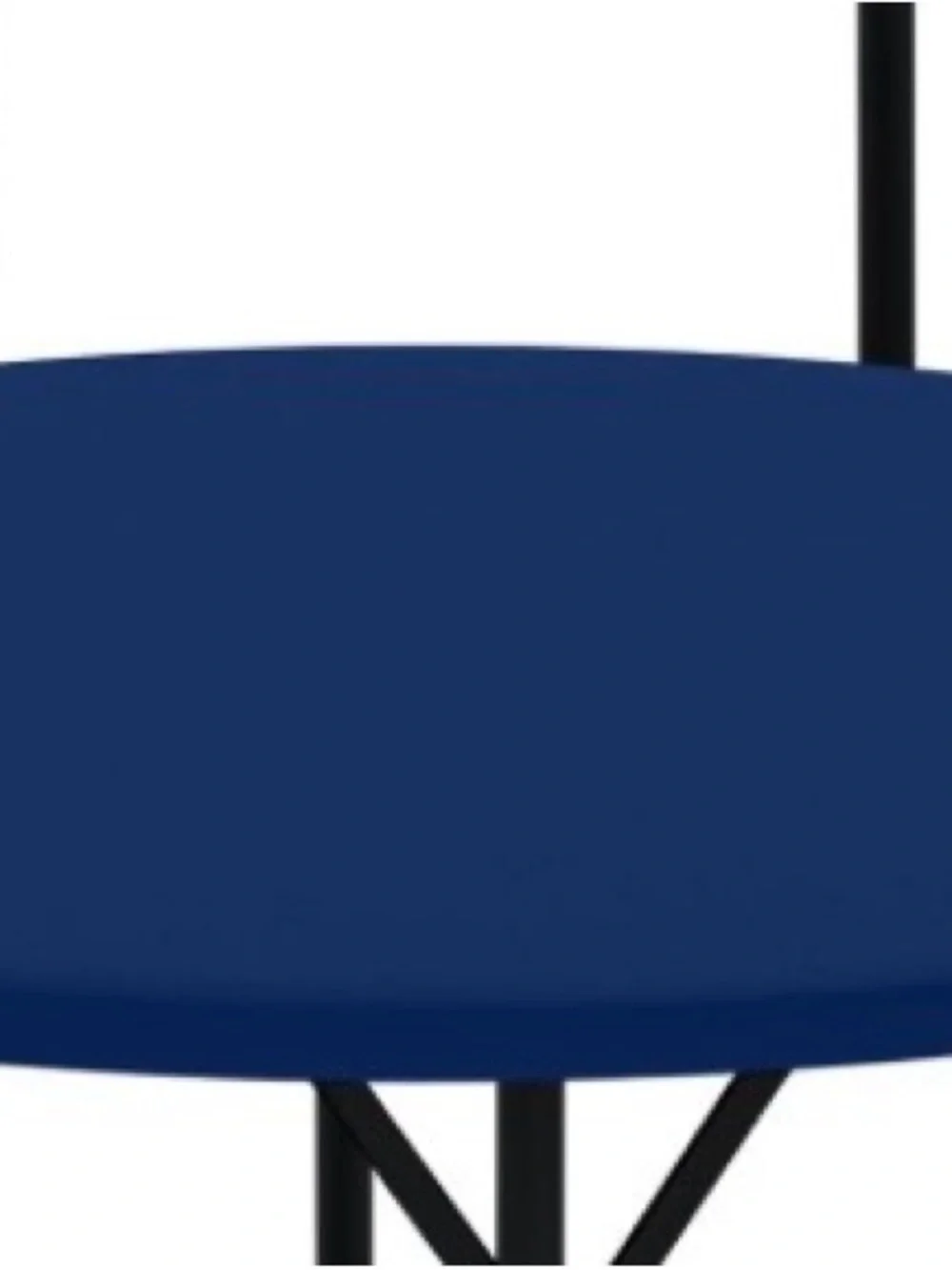 Set of Reusable Polyester Spandex Tablecloths Indoor/Outdoor 36-44” Round - BLUE